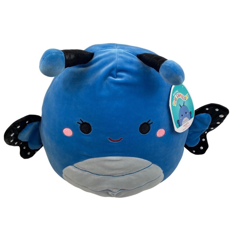 Squishmallows Original Waverly the Blue Butterfly 14" Stuffed Plush Toy - Picture 2 of 10